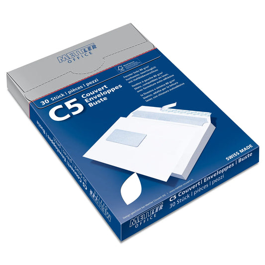 METTLER Couvert Fenster links C5 8065-100-S30 100g, hochweiss, Kleber 30 Stk Idealshop