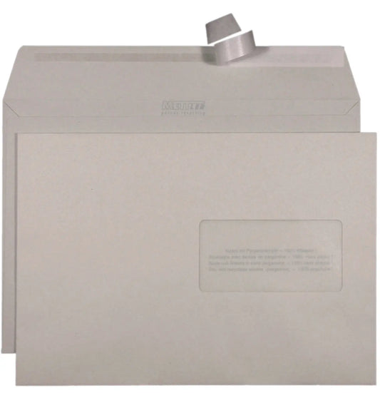 METTLER Couvert Fenster rechts B5 8094-1R 100g, recycling 500 Stk. Idealshop