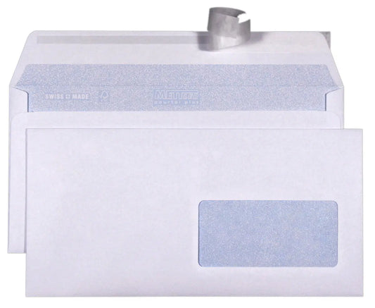 METTLER Couvert Fenster rechts C5/6 7064-LASER 100g, ultraweiss 500 Stk. Idealshop