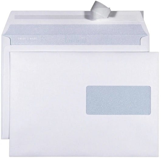 METTLER Couvert Fenster rechts C5 8064-100x45 Fe 100g, ultraweiss 500 Stk. Idealshop