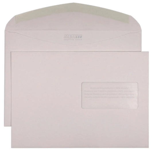 METTLER Couvert Fenster rechts C5 8154 120g, recycling 500 Stk. Idealshop