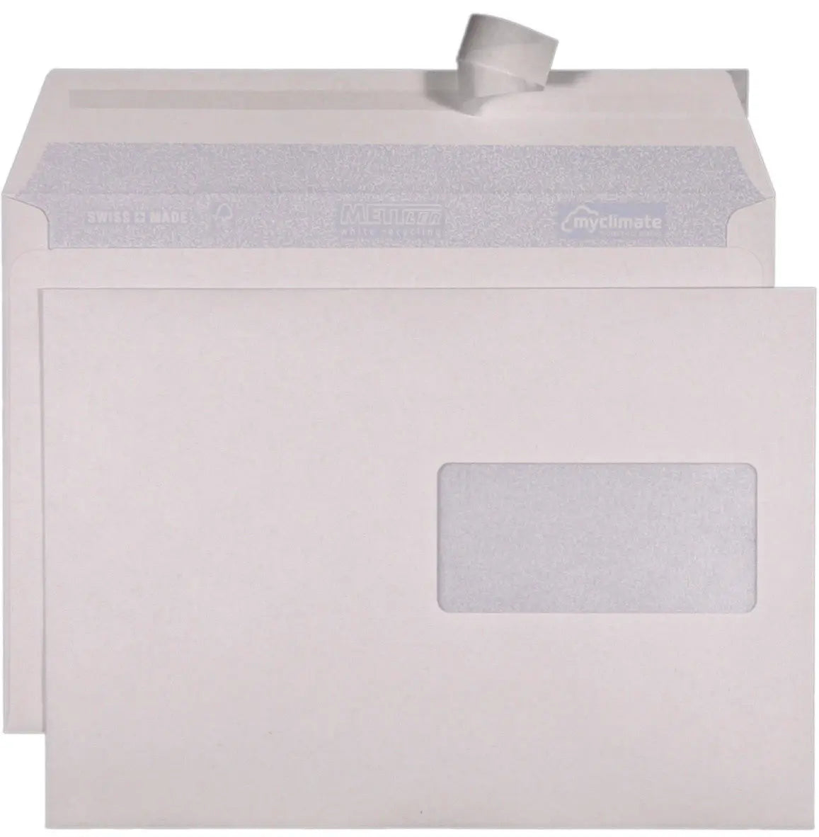METTLER Couvert Fenster rechts C5 8244 100g, recycling weiss 500 Stk. Idealshop