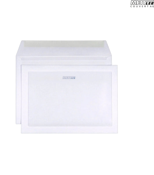 METTLER Couvert Werbefenster vorne C5 8076-WERBEF 100g, ultraweiss 500 Stk. Idealshop