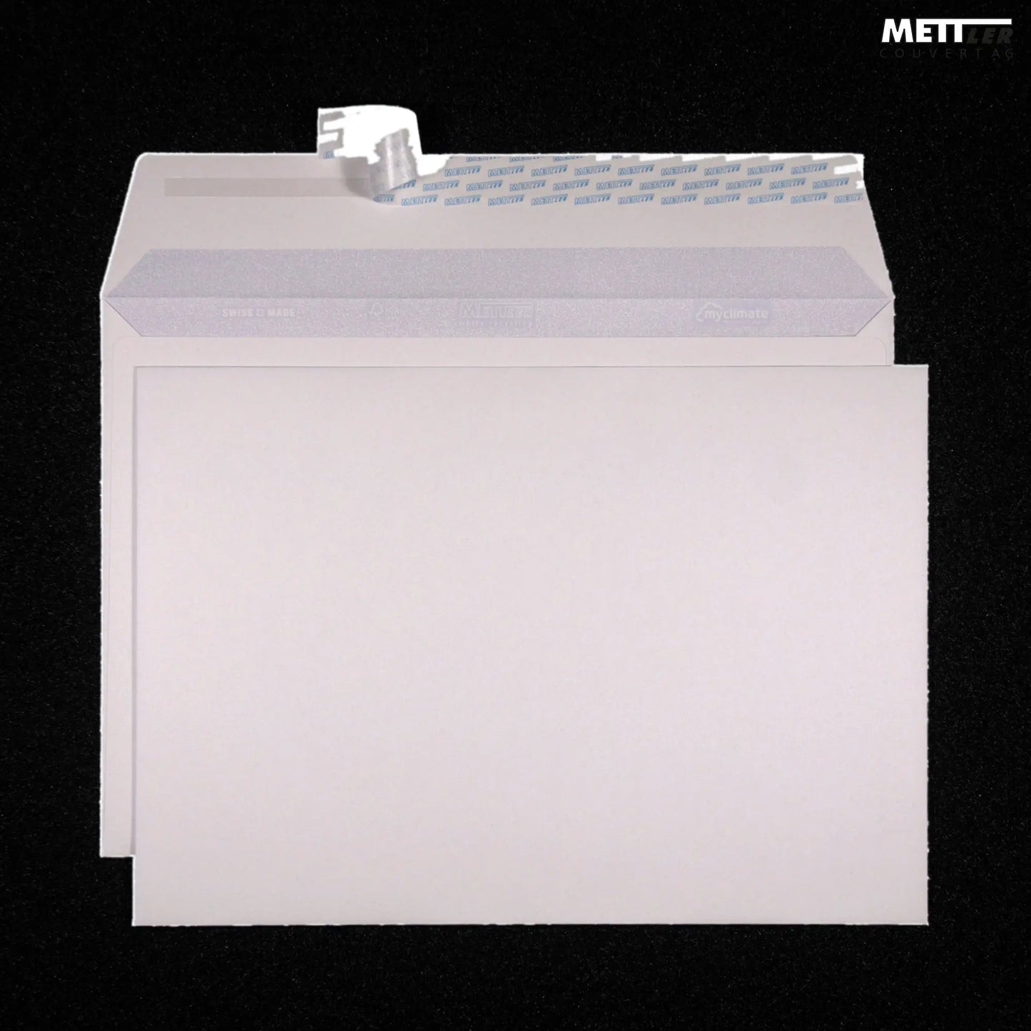 METTLER Couvert ohne Fenster C4 9246 120g, recycling weiss 250 Stk. Idealshop