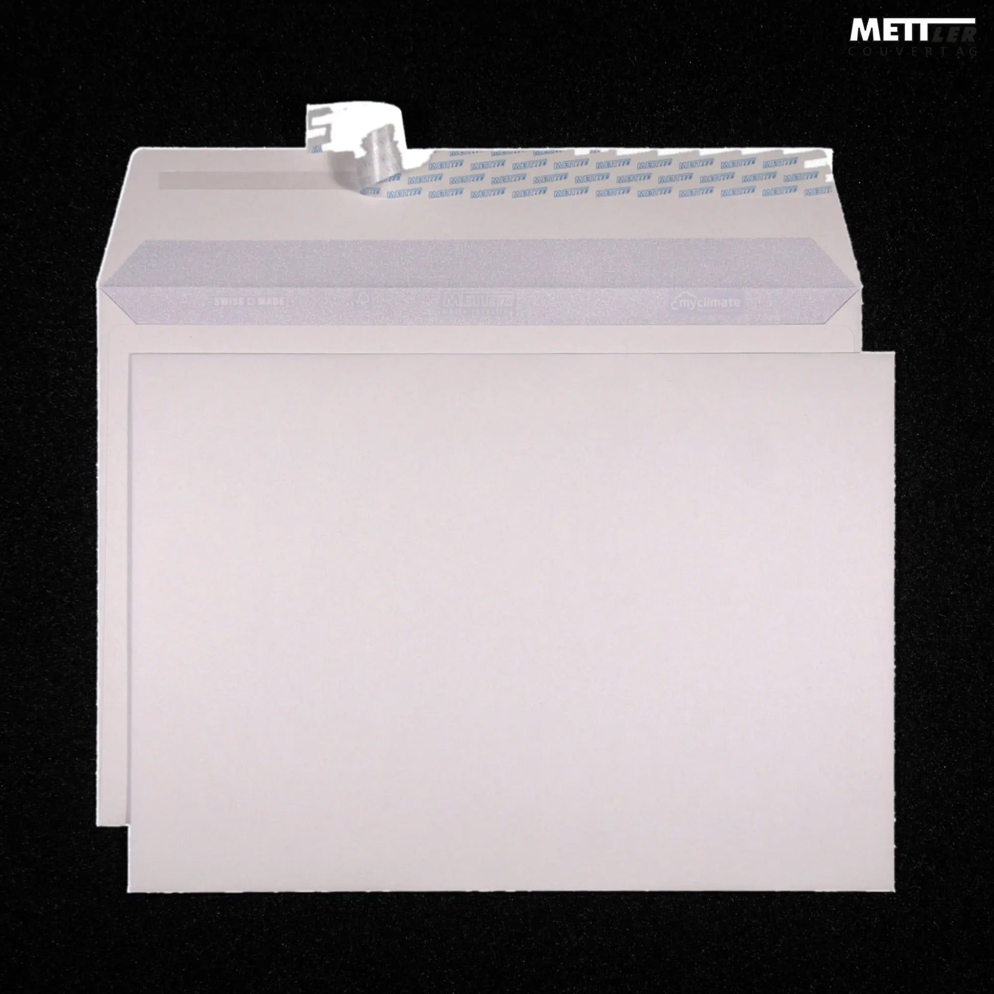 METTLER Couvert ohne Fenster C4 9246 120g, recycling weiss 250 Stk. Idealshop