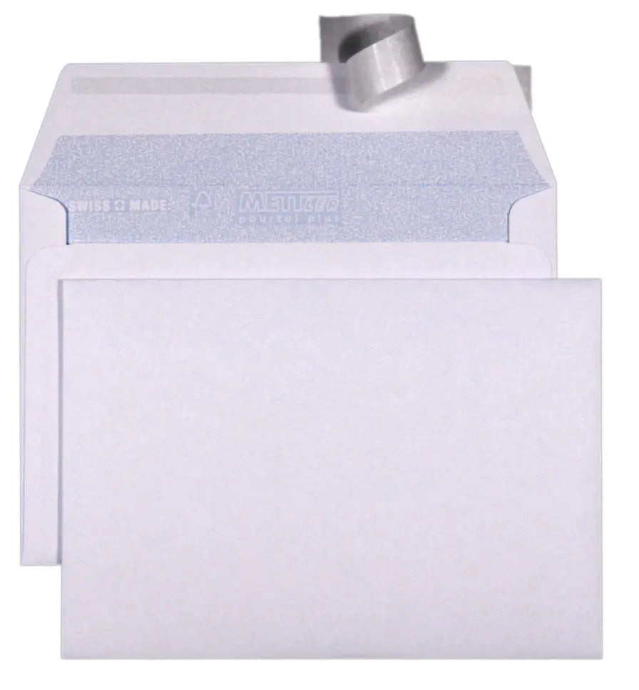 METTLER Couvert ohne Fenster C6 6066-80-S100 80g, ultraweiss 100 Stk. Idealshop