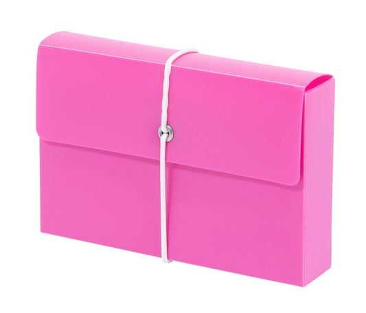METZGER&MENDLE Karteikartenbox mit Gummi A7 66030360 rot 7.5x12.5cm Idealshop