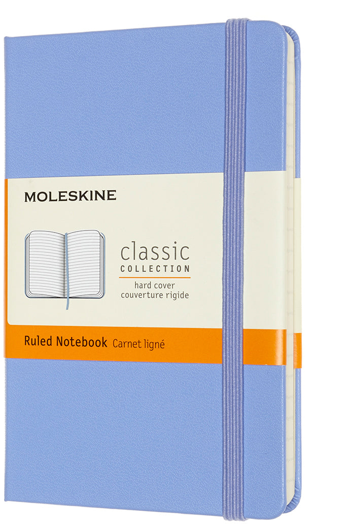 MOLESKINE Notizbuch HC Pocket/A6 850796 liniert,hortensienblau,192 S. Idealshop