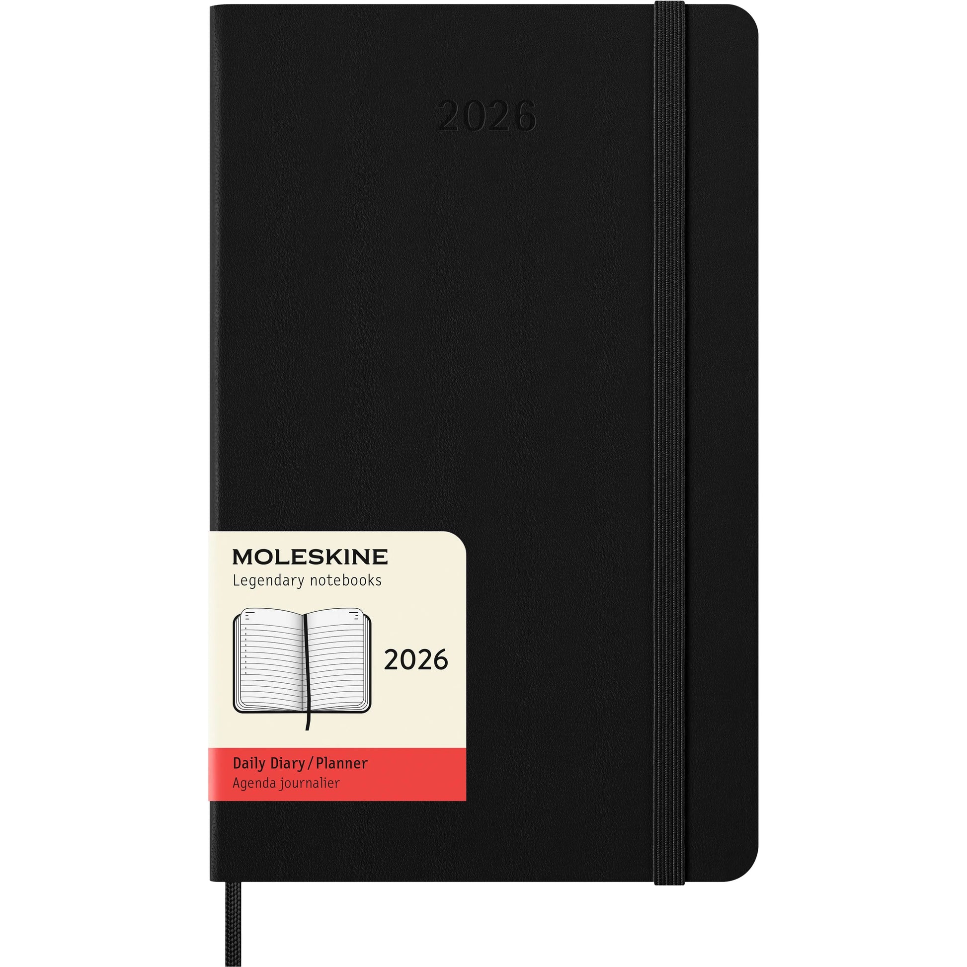 MOLESKINE Agenda Classic Large 2026 DHB12DC3Y26 1T/1S schwarz HC 13x21cm Idealshop