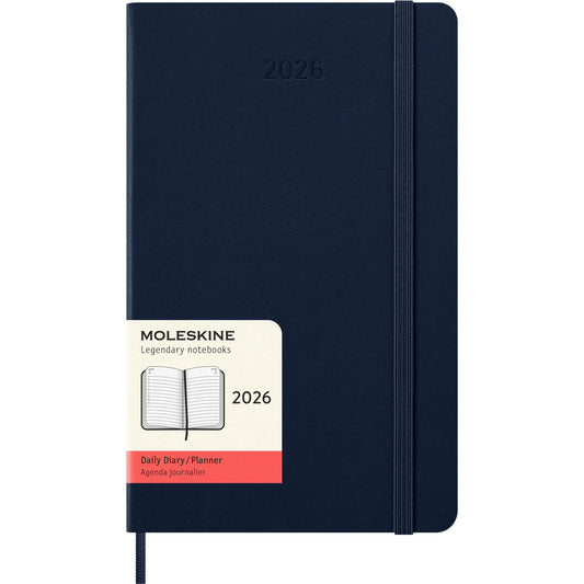 MOLESKINE Agenda Classic Large 2026 DHB2012DC3Y26 1T/1S saphir HC 13x21cm Idealshop