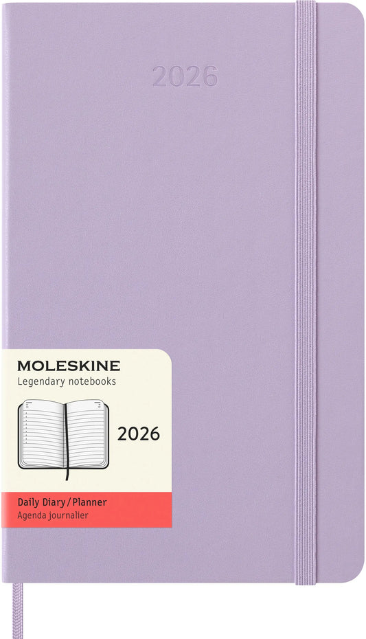 MOLESKINE Agenda Classic Large 2026 DHH1812DC3Y26 1T/1S lila HC 13x21cm Idealshop
