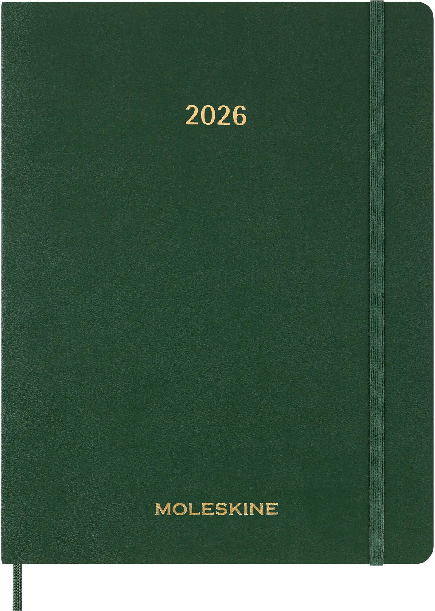 MOLESKINE Agenda Essential XX-Large 2026 DSESNK1512WN7Y26 1W/2S grün SC 21.6x27.9cm Idealshop