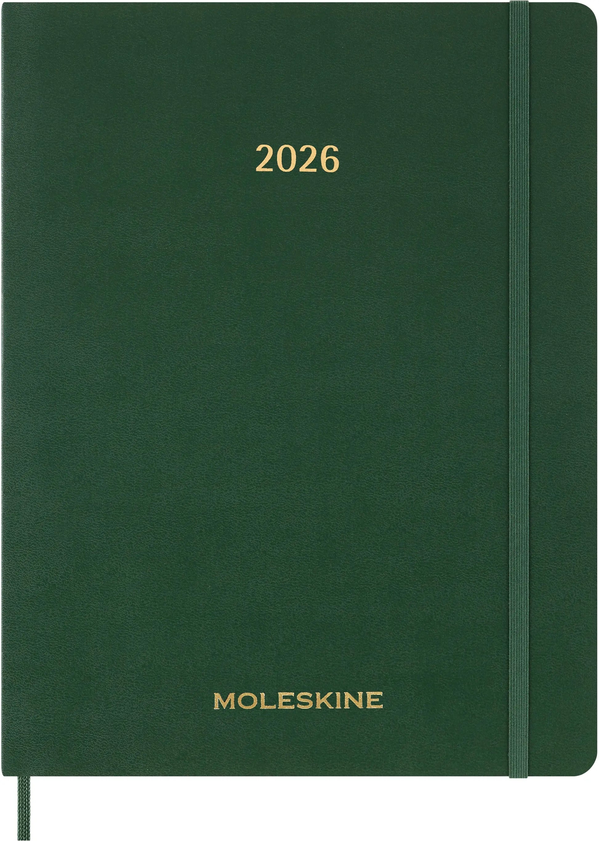 MOLESKINE Agenda Essential XX-Large 2026 DSESNK1512WN7Y26 1W/2S grün SC 21.6x27.9cm Idealshop