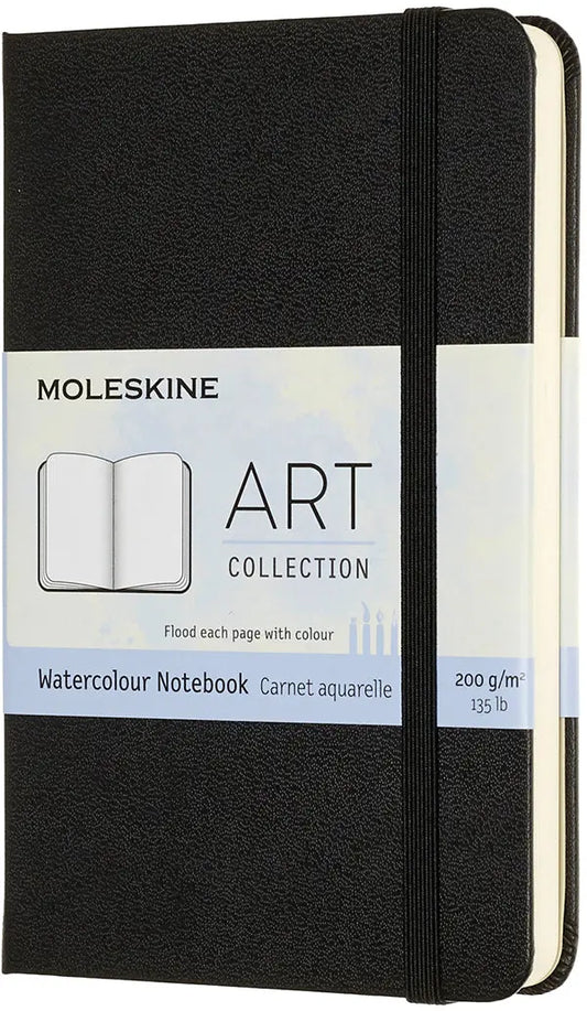 MOLESKINE Aquarell-Notizbuch HC P/A6 626741 schwarz, 60 Seiten Idealshop