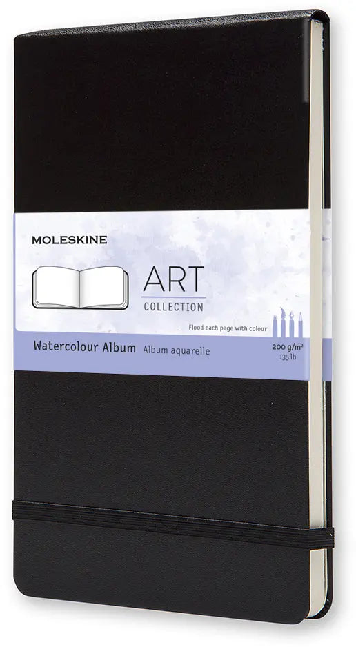 MOLESKINE Aquarell-Skizzenbuch A5 705625 blanko schwarz Idealshop