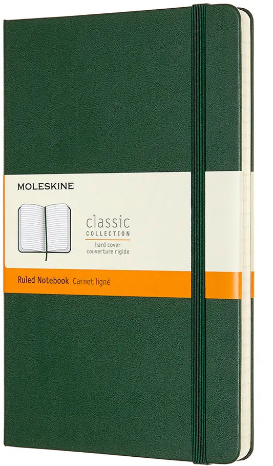 MOLESKINE Notizbuch HC L/A5 629063 liniert, myrtengrün, 240 S. Idealshop