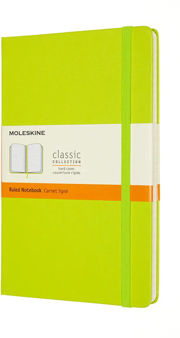 MOLESKINE Notizbuch HC L/A5 850871 liniert,limetten grün,208 S. Idealshop