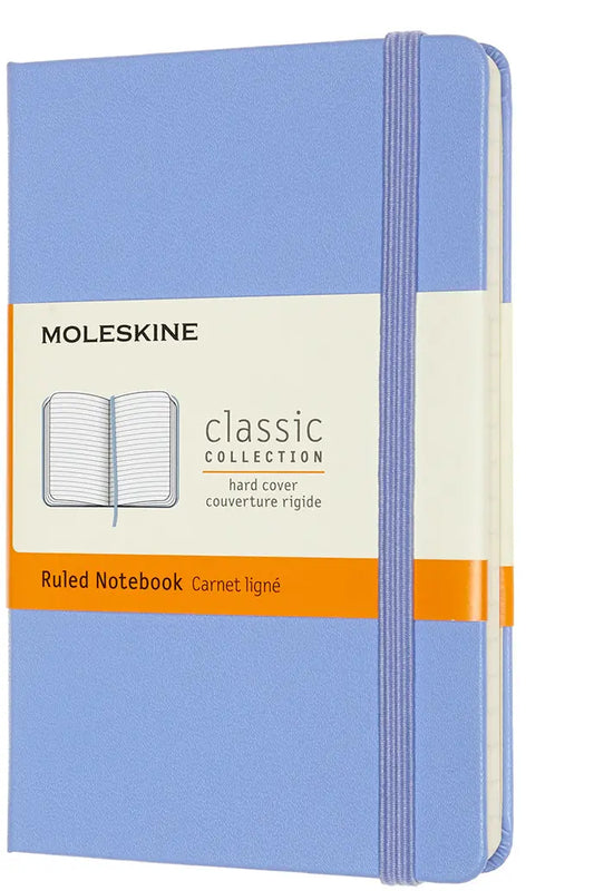 MOLESKINE Notizbuch HC Pocket/A6 850796 liniert,hortensienblau,192 S. Idealshop