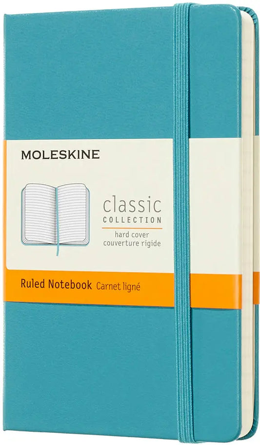 MOLESKINE Notizbuch P/A6 715246 liniert,HC,Riff Blau Idealshop