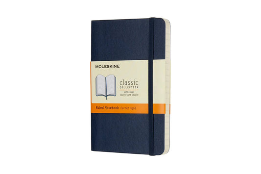 MOLESKINE Notizbuch P/A6 854719 Liniert,Soft Cover,Saphir Idealshop