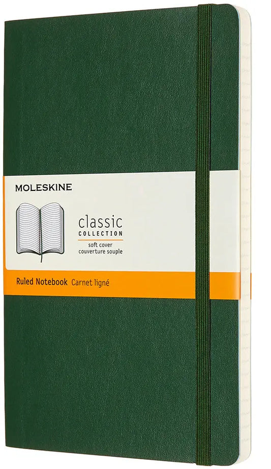 MOLESKINE Notizbuch SC L/A5 600011 liniert, myrtengrün, 240 S. Idealshop