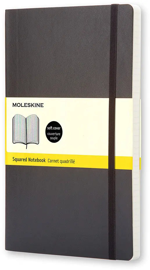 MOLESKINE Notizbuch Soft A6 712-4 kariert schwarz Idealshop