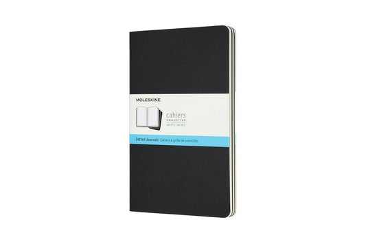 MOLESKINE Notizheft 3x 13x1.4x21cm 719213 gepunktet, schwarz, 80 Seiten Idealshop