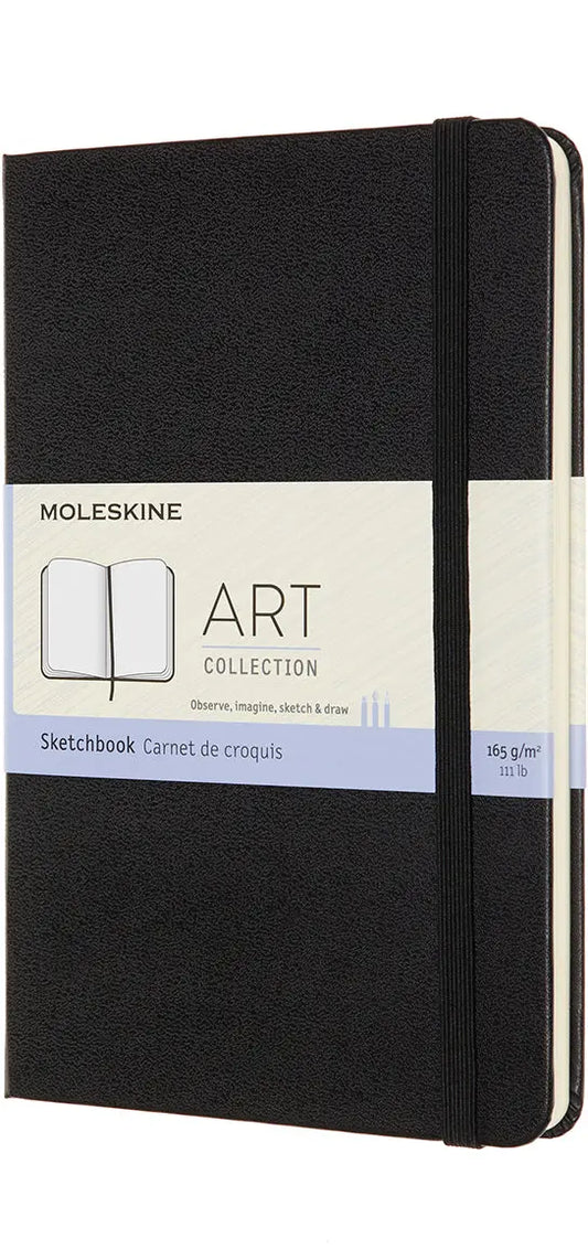 MOLESKINE Skizzenbuch HC 18.2x11.8cm 603098 Medium, schwarz, 88 Seiten Idealshop