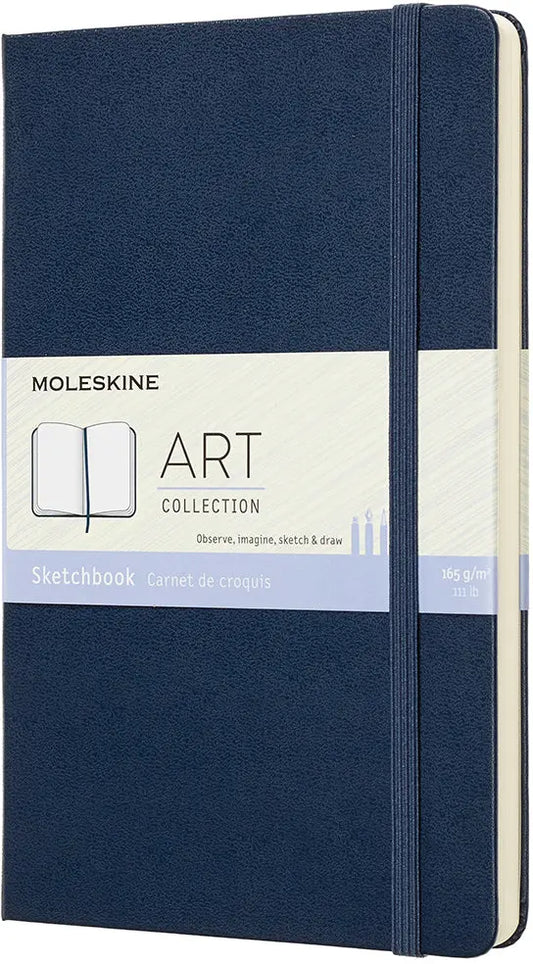 MOLESKINE Skizzenbuch L/A5 715611 165g, HC, Saphir Idealshop
