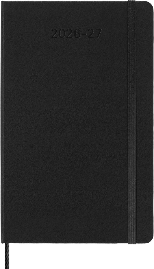 MOLESKINE Wochen-Notizkalender 26/27 DHB18WN3Y27 18M liniert HC schwarz 13x21cm Idealshop