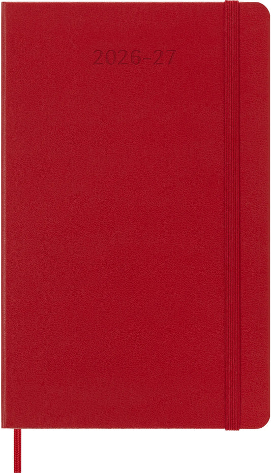MOLESKINE Wochen-Notizkalender 26/27 DHF218WN3Y27 18M liniert HC rot 13x21cm Idealshop