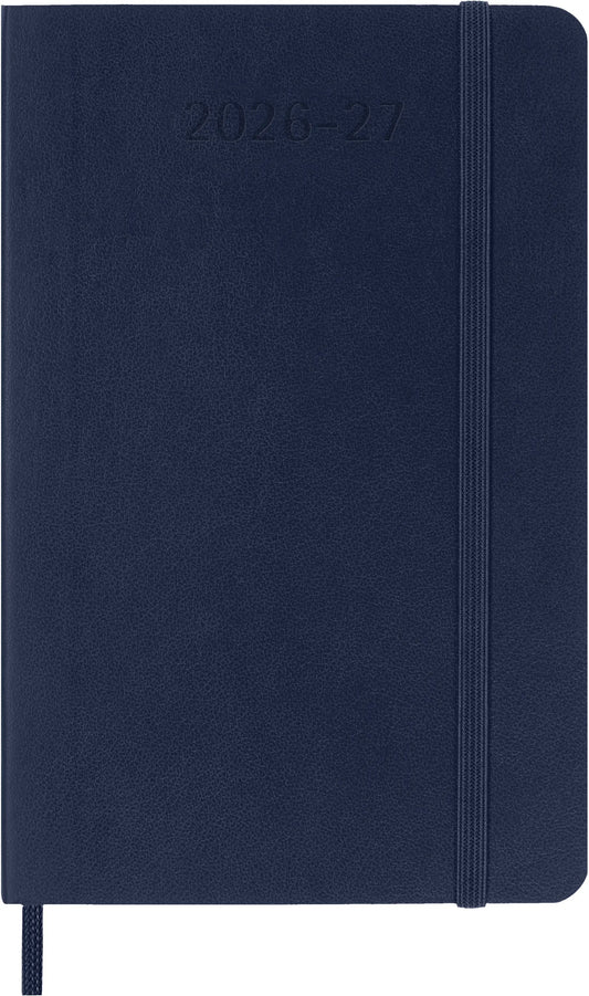 MOLESKINE Wochen-Notizkalender 26/27 DSB2018WN2Y27 18M liniert SC saphir 9x14cm Idealshop