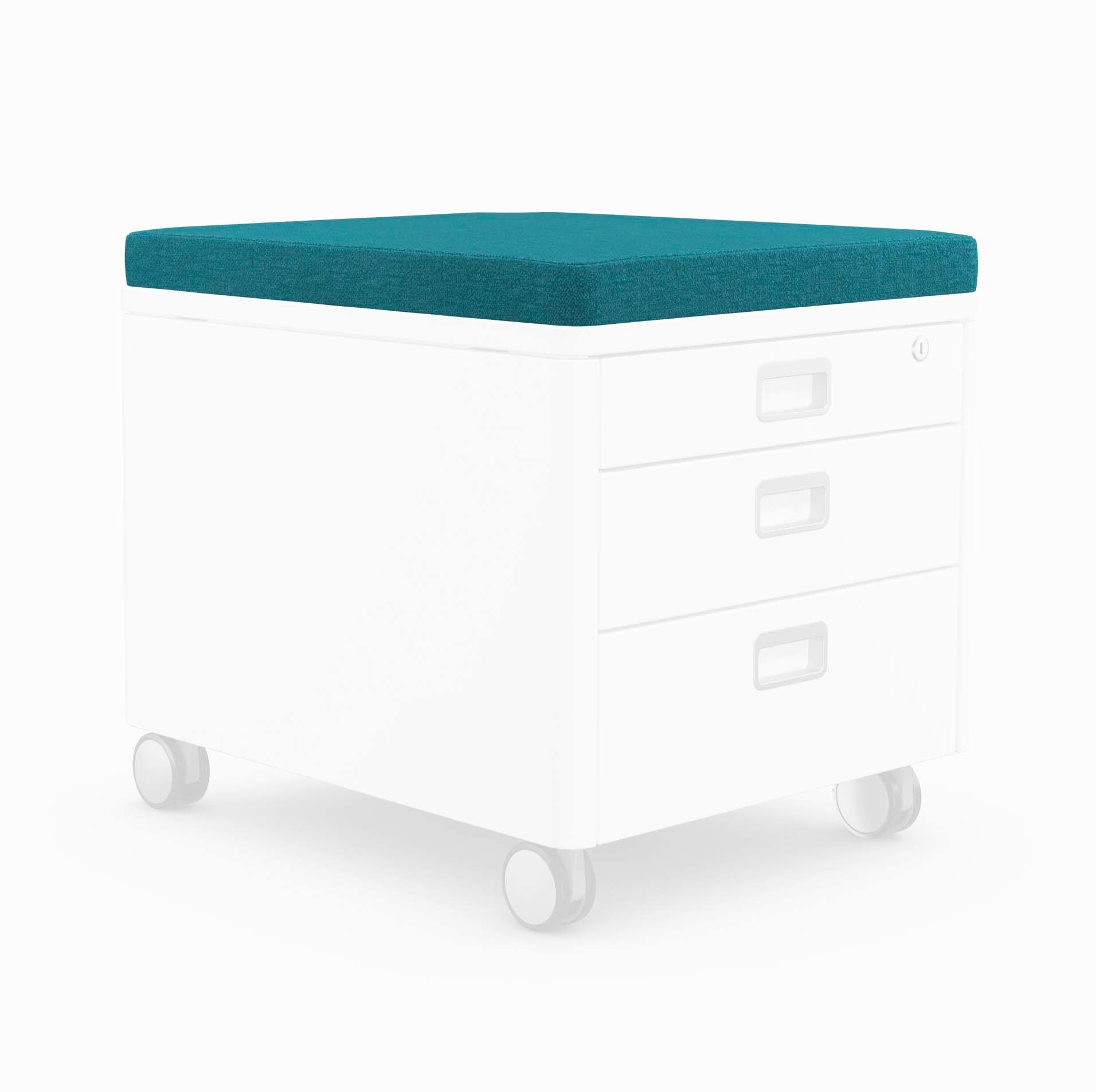 MOLL Sitzkissen 43x54x5cm 1002636-505 petrol, zu Rollcontainer Idealshop