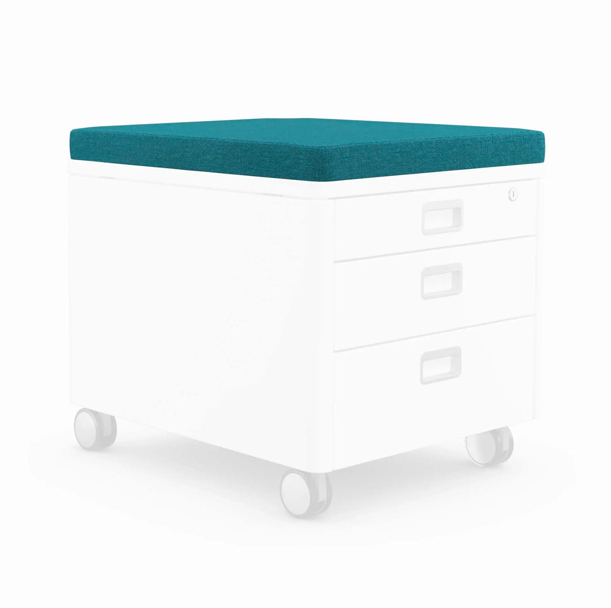 MOLL Sitzkissen 43x54x5cm 1002636-505 petrol, zu Rollcontainer Idealshop