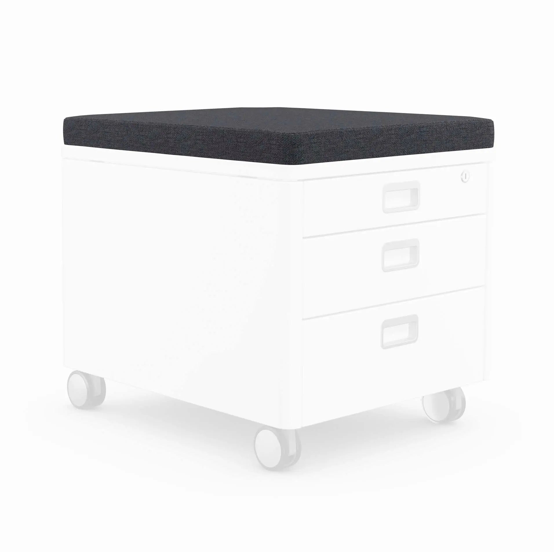 MOLL Sitzkissen 43x54x5cm 1002636-905 anthrazit, zu Rollcontainer Idealshop