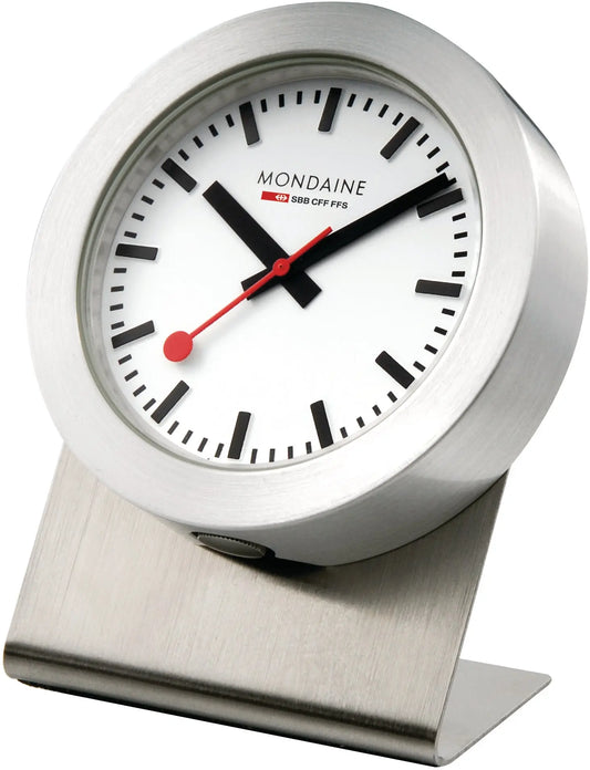 MONDAINE Tischuhr 50mm A660.81SBB silber, magnetisch Idealshop