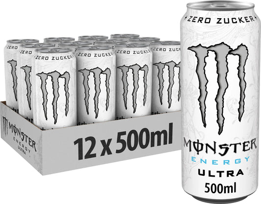 MONSTER ENERGY Ultra White 1995504 50cl, 12 Stk. Idealshop