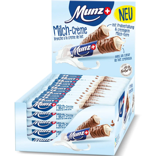 MUNZ Schokoladenriegel 01709 Milch-Crème 40x46g Idealshop