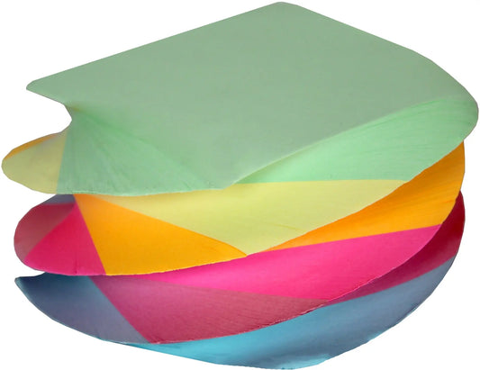 M&M Zettelbox Papier 86x86mm 69110300 farbig gedreht, 80g 600 Blatt Idealshop