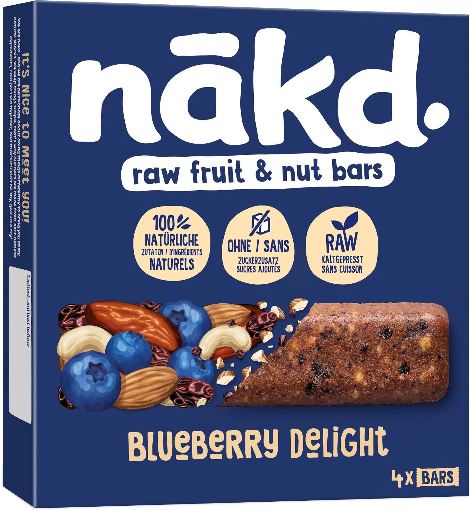 NAKD Blueberry Delight 74512 4 Stk. Idealshop