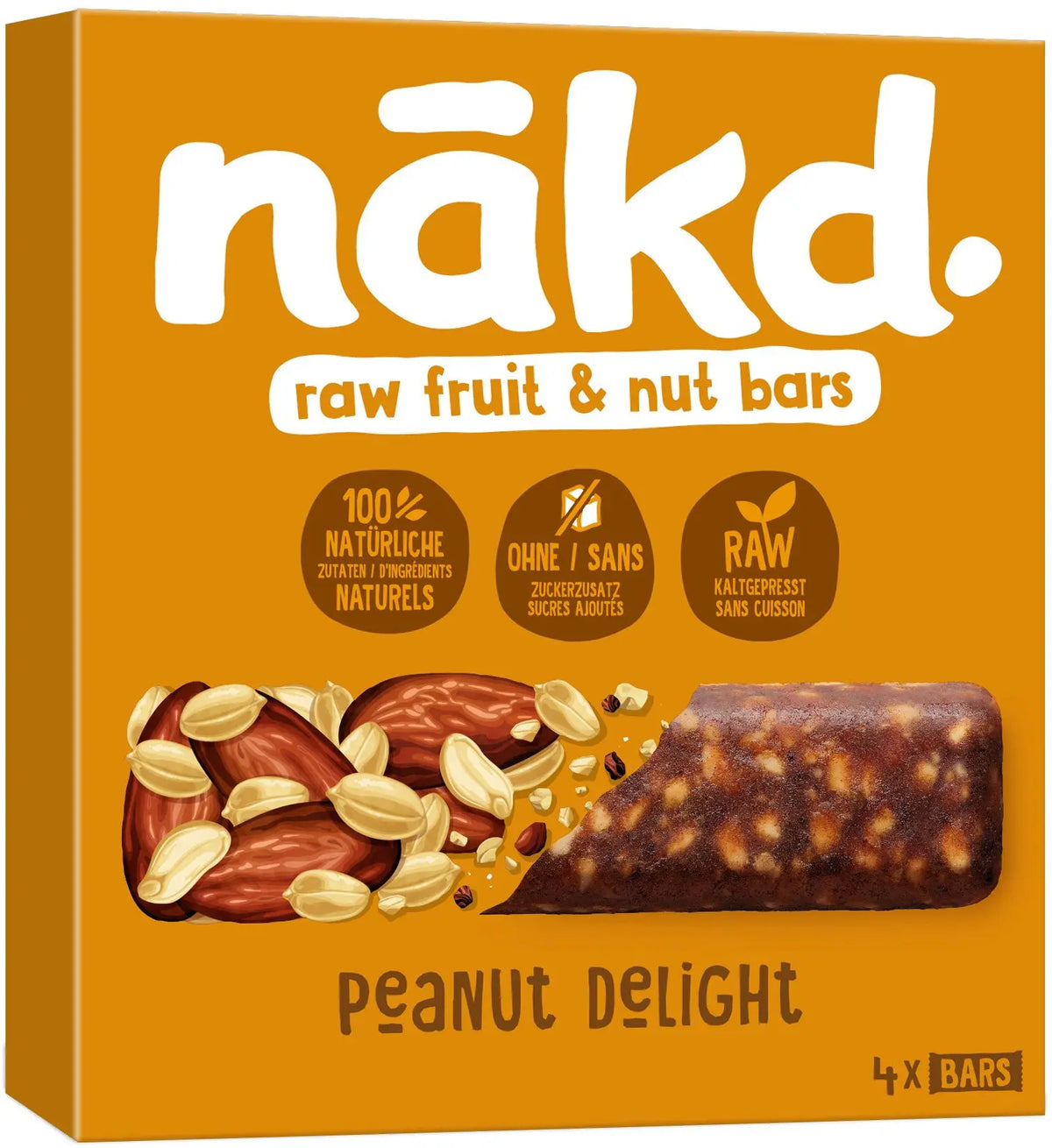 NAKD Peanut Delight 74509 4 Stk. Idealshop