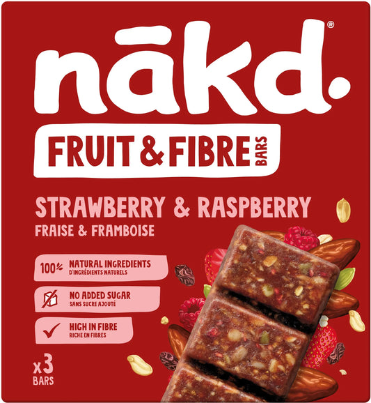 NAKD Strawberry-Raspberry 2515 44g, 3 Stk. Idealshop