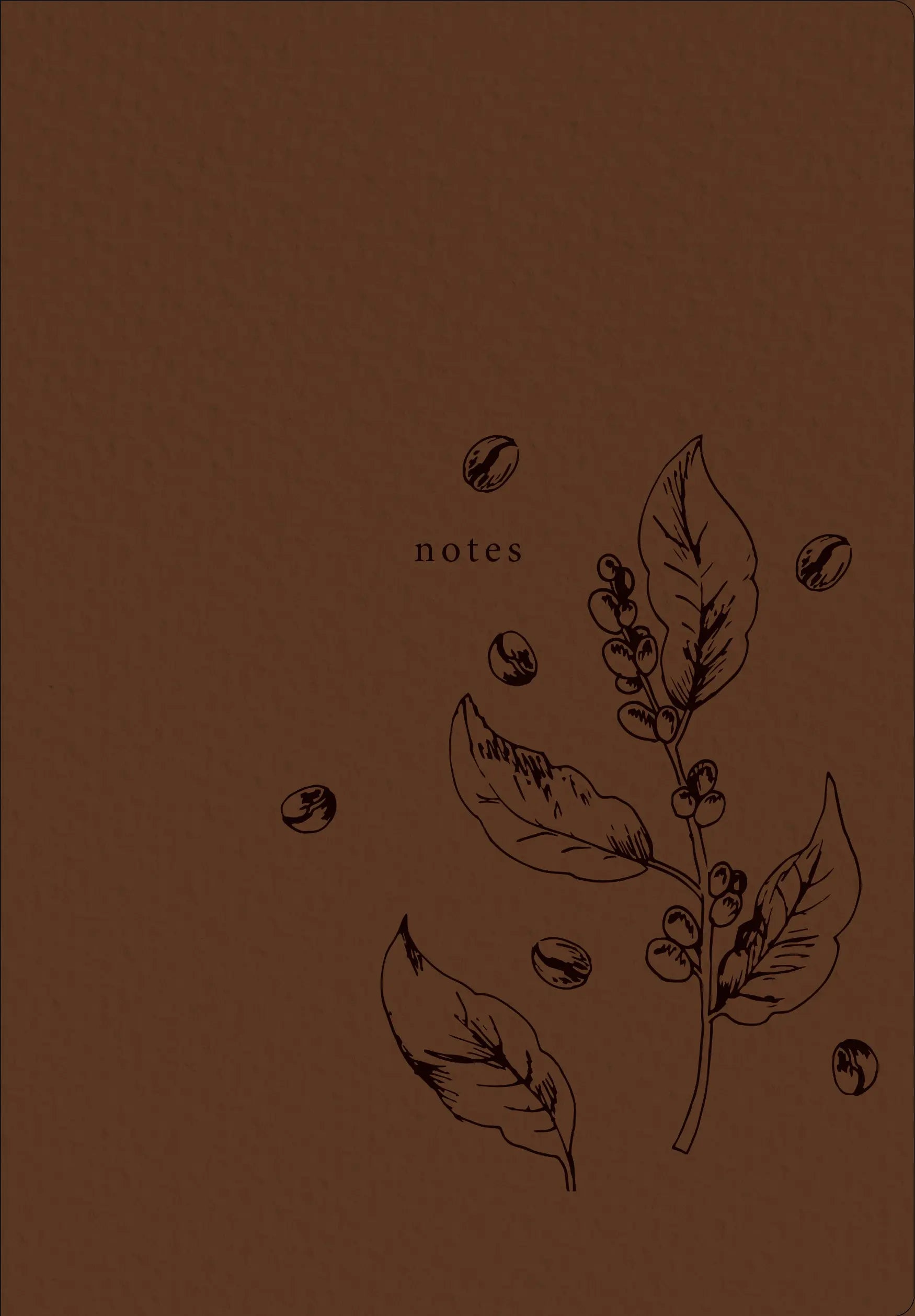 NATUR VERLAG Notizbuch Crushpaper A5 11013N Kaffee Mono, dotted Idealshop