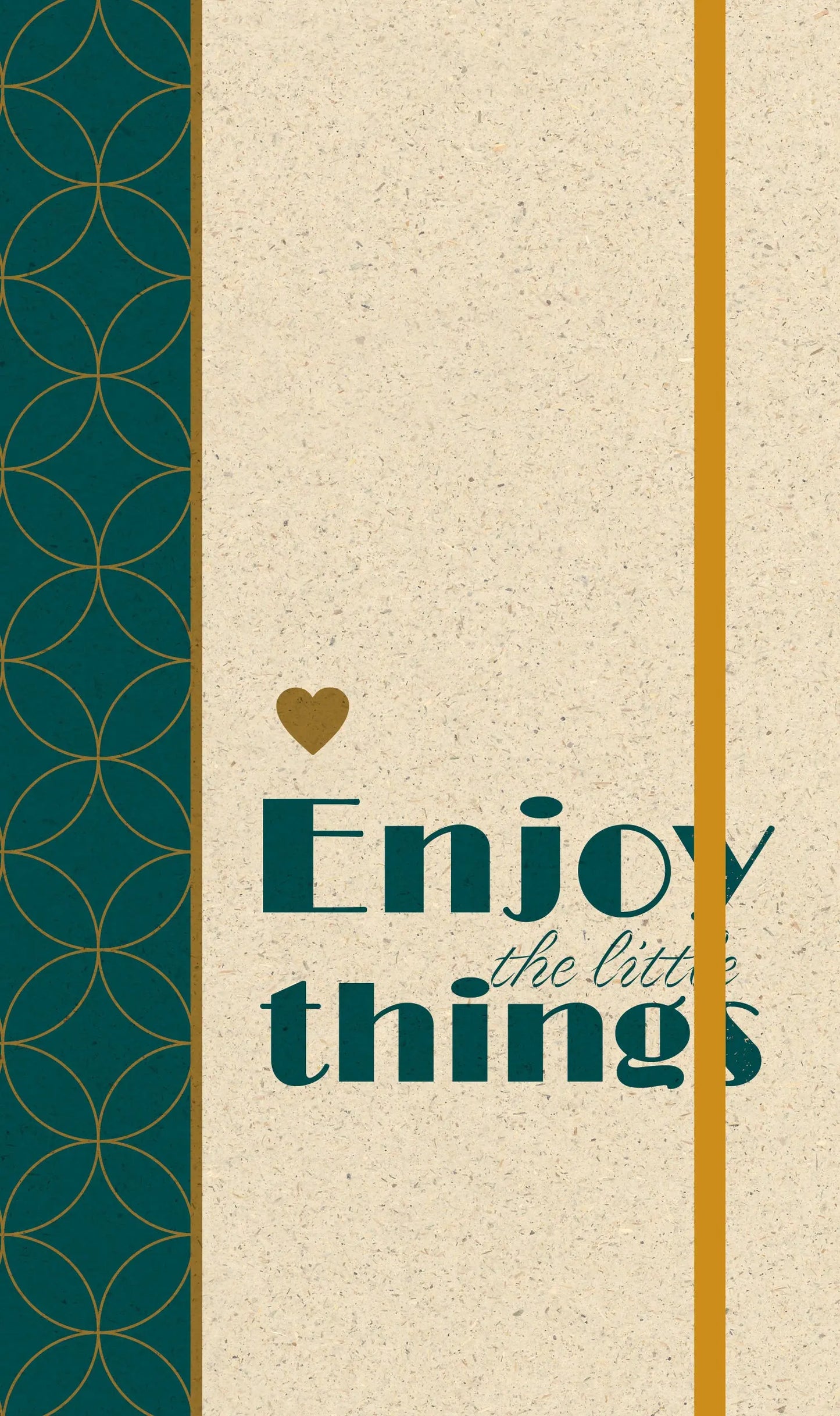 NATUR VERLAG Notizbuch Hardcover 13x21cm 10904N Enjoy, blanko Idealshop