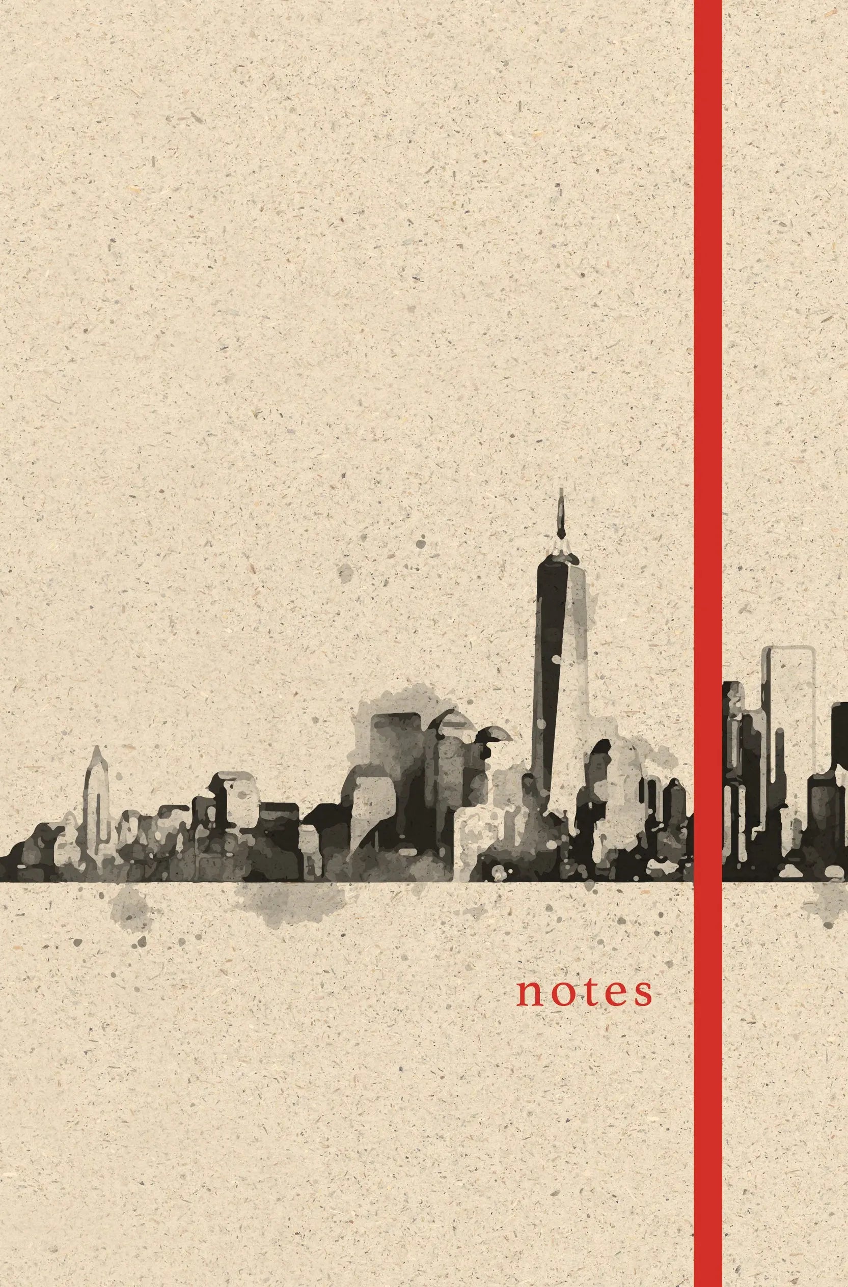 NATUR VERLAG Notizbuch Hardcover 13x21cm 10910N Skyline, blanko Idealshop
