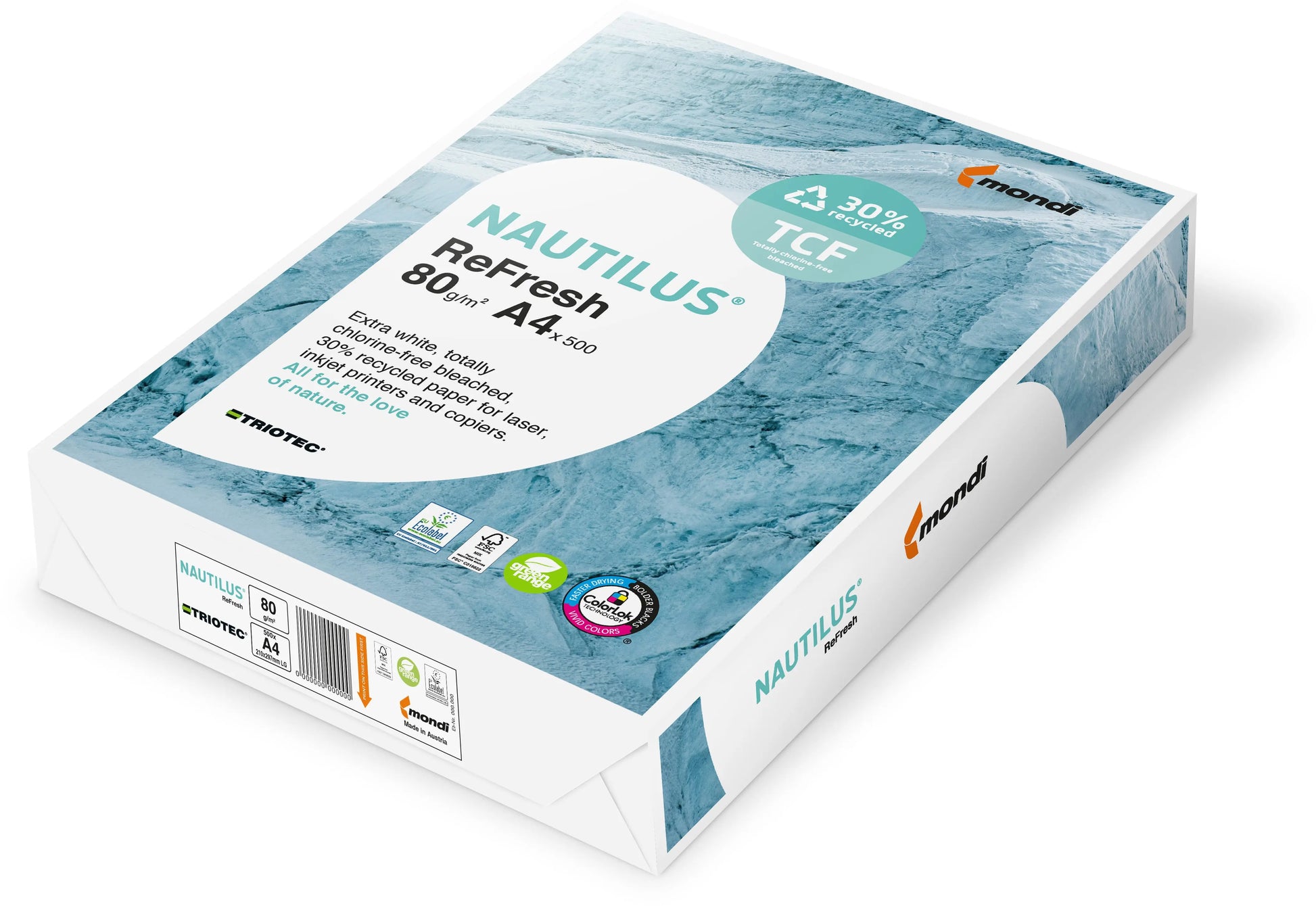 NAUTILUS REFRESH Kopierpapier FSC A4 88078255 Frischfaser-Rec.80g SB 500 B. Idealshop