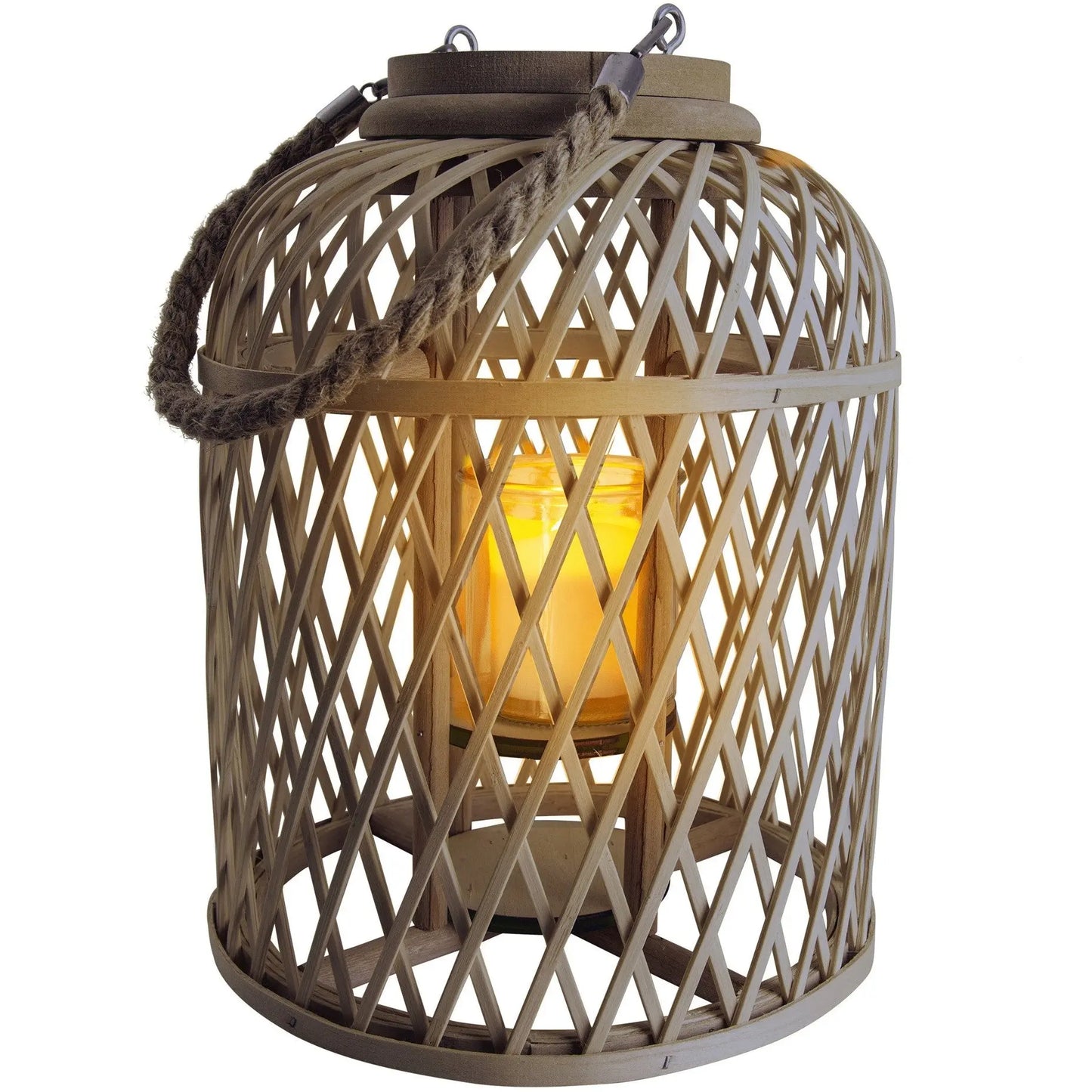 NÄVE Solar LED-Leuchte PETRUS 38cm 18.5268414 braun, Solar, LED Idealshop