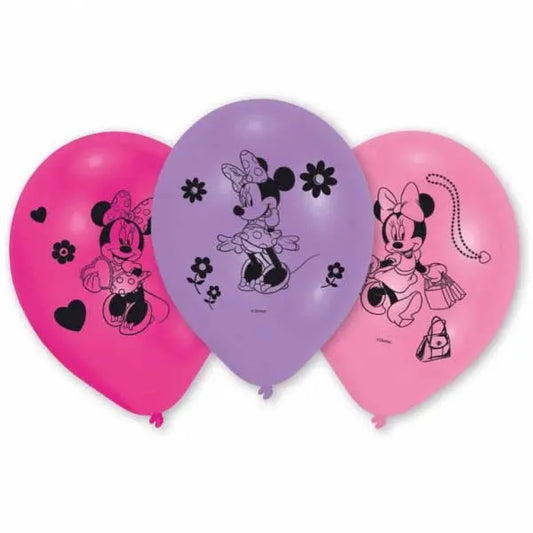 NEUTRAL Ballons Minnie Mouse 10 Stk. 999371 pink, violett 25.4cm Idealshop
