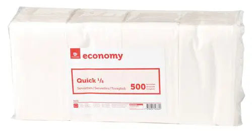 NEUTRAL Economy Servietten Quick 993120 weiss 500 Stück Idealshop