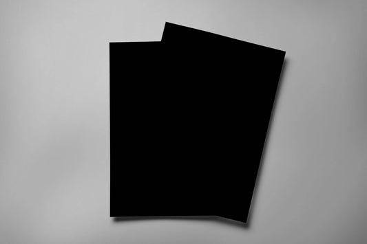 NEUTRAL Einlagekarton 23,2x29,7cm 39200/04 330g, schwarz 25 Blatt Idealshop